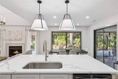 Exquisitely reimagined, this three bedroom, three and a half on Bear Creek Golf Course and Club in South Carolina - for sale on GolfHomes.com, golf home, golf lot