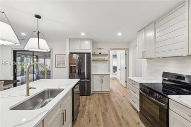 Exquisitely reimagined, this three bedroom, three and a half on Bear Creek Golf Course and Club in South Carolina - for sale on GolfHomes.com, golf home, golf lot