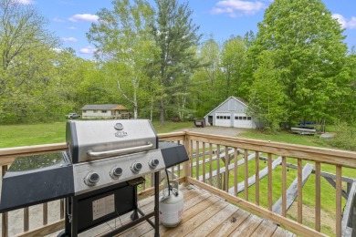 Located at the end of Belgrade Lakes Village, 14 Lakeshore Drive on Belgrade Lakes Golf Club in Maine - for sale on GolfHomes.com, golf home, golf lot