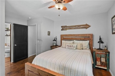 Enjoy stunning views of the Ozarks for miles from the back deck on Holiday Island Golf Course in Arkansas - for sale on GolfHomes.com, golf home, golf lot