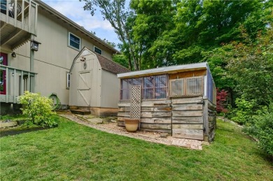 Enjoy stunning views of the Ozarks for miles from the back deck on Holiday Island Golf Course in Arkansas - for sale on GolfHomes.com, golf home, golf lot