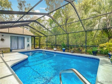Don't Miss This Well-Priced and Spacious Pool Home with Private on Sugarmill Woods Golf and Country Club in Florida - for sale on GolfHomes.com, golf home, golf lot