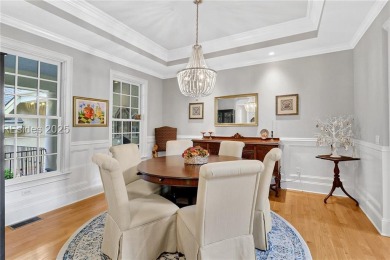 Welcome to a bright and inviting Lowcountry-style home in the on Long Cove Club in South Carolina - for sale on GolfHomes.com, golf home, golf lot