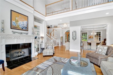 Welcome to a bright and inviting Lowcountry-style home in the on Long Cove Club in South Carolina - for sale on GolfHomes.com, golf home, golf lot