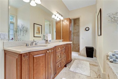 Welcome to a bright and inviting Lowcountry-style home in the on Long Cove Club in South Carolina - for sale on GolfHomes.com, golf home, golf lot