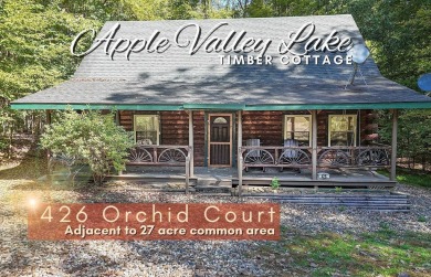 Welcome to Timber Cottage - This charming log home, built in on Apple Valley Golf Course in Ohio - for sale on GolfHomes.com, golf home, golf lot