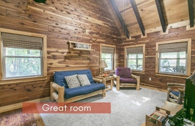 Welcome to Timber Cottage - This charming log home, built in on Apple Valley Golf Course in Ohio - for sale on GolfHomes.com, golf home, golf lot