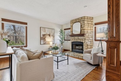 This classic farmhouse has been thoughtfully updated, blending on Red Oak Golf Course in Minnesota - for sale on GolfHomes.com, golf home, golf lot