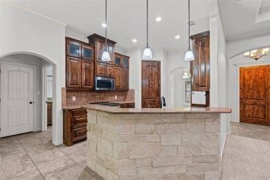 Welcome to this stunning brick and stone home located in the on Pecan Plantation Country Club in Texas - for sale on GolfHomes.com, golf home, golf lot