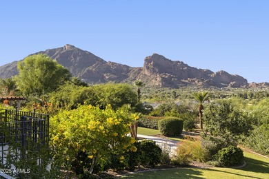 WITH VIEWS of FULL CAMELBACK MOUNTAIN, DRAMATIC PHX CITY LIGHTS on Paradise Valley Country Club in Arizona - for sale on GolfHomes.com, golf home, golf lot