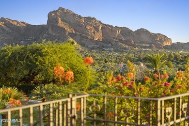 WITH VIEWS of FULL CAMELBACK MOUNTAIN, DRAMATIC PHX CITY LIGHTS on Paradise Valley Country Club in Arizona - for sale on GolfHomes.com, golf home, golf lot