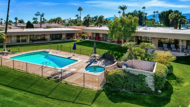 Beautiful Mountain and Pool views from this spacious condo on Bermuda Dunes Country Club in California - for sale on GolfHomes.com, golf home, golf lot