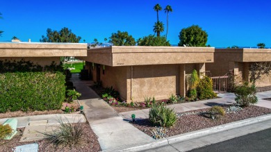 Beautiful Mountain and Pool views from this spacious condo on Bermuda Dunes Country Club in California - for sale on GolfHomes.com, golf home, golf lot