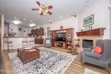 This charming one-owner, 2,424sf home is nestled in a desirable on Mississippi National Golf Course in Mississippi - for sale on GolfHomes.com, golf home, golf lot