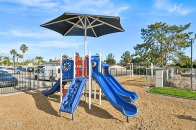 Welcome to this charming 2-bedroom, 2-bathroom townhome located on Bellaire Golf Club in Arizona - for sale on GolfHomes.com, golf home, golf lot