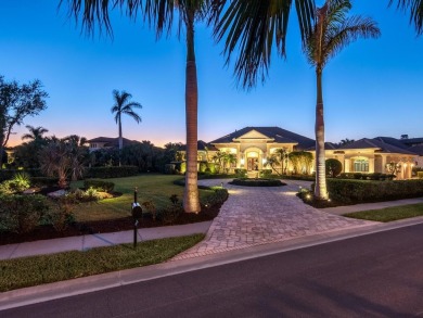 Palatial lakefront estate. The decadent drive, architecture and on Boca Royale Golf and Country Club in Florida - for sale on GolfHomes.com, golf home, golf lot