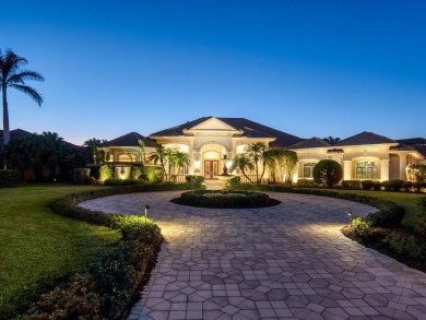 Palatial lakefront estate. The decadent drive, architecture and on Boca Royale Golf and Country Club in Florida - for sale on GolfHomes.com, golf home, golf lot