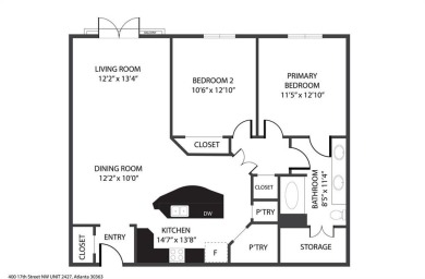 Experience the best of in-town living! This top-floor condo on Art Foundry in Atlantic Station Golf Course in Georgia - for sale on GolfHomes.com, golf home, golf lot