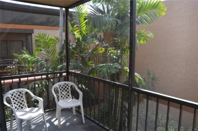 Experience serenity in this stunning 1-bedroom, 1-bathroom on Jacaranda Golf Club in Florida - for sale on GolfHomes.com, golf home, golf lot