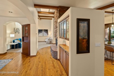 Step into luxury with this custom, ''estate like'', single level on Oakcreek Country Club in Arizona - for sale on GolfHomes.com, golf home, golf lot