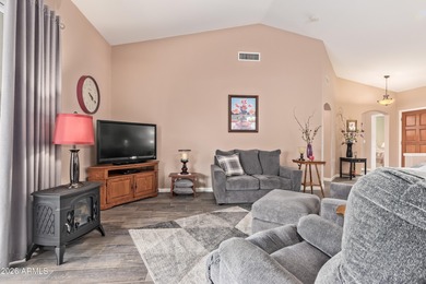 Welcome to this beautifully maintained 2Bdrm -2bath home tucked on Coyote Lakes Golf Club in Arizona - for sale on GolfHomes.com, golf home, golf lot