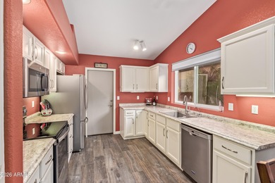 Welcome to this beautifully maintained 2Bdrm -2bath home tucked on Coyote Lakes Golf Club in Arizona - for sale on GolfHomes.com, golf home, golf lot