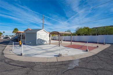 Rare oversized corner RV lot in gated Riverview RV Resort on Riverview Golf Course in Arizona - for sale on GolfHomes.com, golf home, golf lot