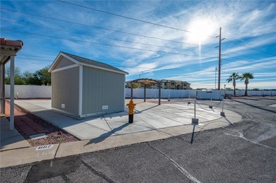 Rare oversized corner RV lot in gated Riverview RV Resort on Riverview Golf Course in Arizona - for sale on GolfHomes.com, golf home, golf lot