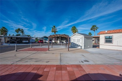 Rare oversized corner RV lot in gated Riverview RV Resort on Riverview Golf Course in Arizona - for sale on GolfHomes.com, golf home, golf lot