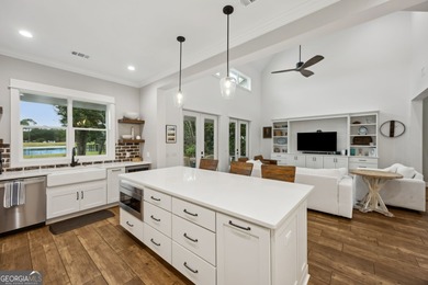 Bent Pine modern farmhouse, only two years old, with amazing on The Club At Osprey Cove in Georgia - for sale on GolfHomes.com, golf home, golf lot