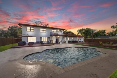 Mediterranean Revival Estate with NEW Custom Pool in Temple on Temple Terrace Golf and Country Club in Florida - for sale on GolfHomes.com, golf home, golf lot