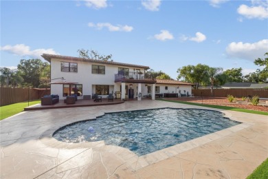 Mediterranean Revival Estate with NEW Custom Pool in Temple on Temple Terrace Golf and Country Club in Florida - for sale on GolfHomes.com, golf home, golf lot