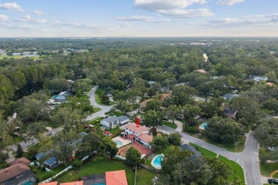 Mediterranean Revival Estate with NEW Custom Pool in Temple on Temple Terrace Golf and Country Club in Florida - for sale on GolfHomes.com, golf home, golf lot