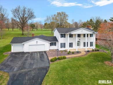 A stately find on the Jacksonville Country Club golf course.  A on Jacksonville Country Club in Illinois - for sale on GolfHomes.com, golf home, golf lot