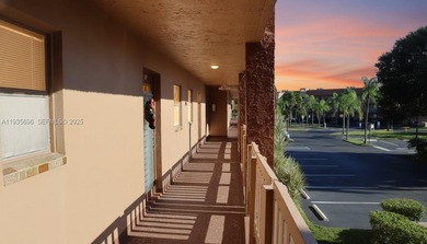 Enjoy peaceful 55+ living in this well-kept 2-bed, 2-bath condo on Sunrise Lakes Phase IV Golf Course in Florida - for sale on GolfHomes.com, golf home, golf lot