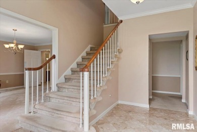 A stately find on the Jacksonville Country Club golf course.  A on Jacksonville Country Club in Illinois - for sale on GolfHomes.com, golf home, golf lot