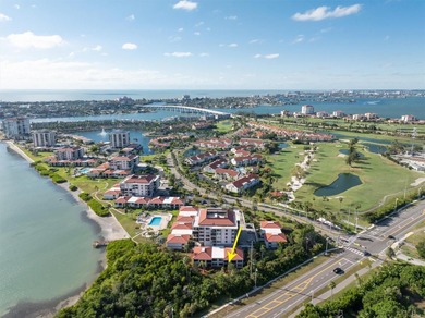 Highly elevated condo in picturesque Isla Del Sol , St on Isla Del Sol Yacht and Country Club in Florida - for sale on GolfHomes.com, golf home, golf lot