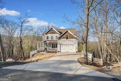 Stunning Craftsman Home surrounded by seasonal mountain views on The Highlands Course at Lake Arrowhead in Georgia - for sale on GolfHomes.com, golf home, golf lot