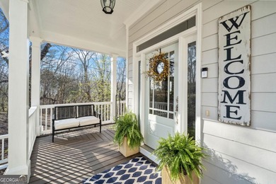 Stunning Craftsman Home surrounded by seasonal mountain views on The Highlands Course at Lake Arrowhead in Georgia - for sale on GolfHomes.com, golf home, golf lot