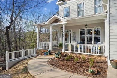 Stunning Craftsman Home surrounded by seasonal mountain views on The Highlands Course at Lake Arrowhead in Georgia - for sale on GolfHomes.com, golf home, golf lot