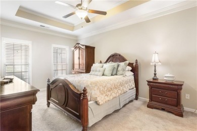 Stunning beauty surrounds this graceful home nestled in sought on Brookstone Golf and Country Club in Georgia - for sale on GolfHomes.com, golf home, golf lot