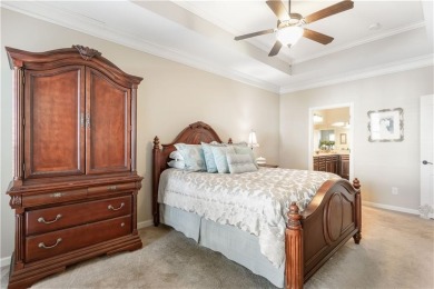 Stunning beauty surrounds this graceful home nestled in sought on Brookstone Golf and Country Club in Georgia - for sale on GolfHomes.com, golf home, golf lot
