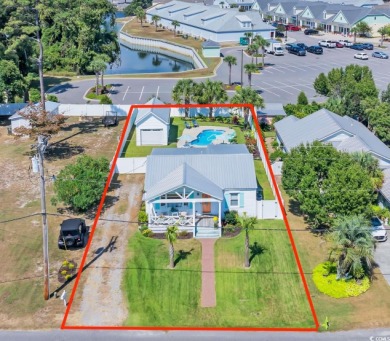 Step into the charm of coastal living just one block off Main on Beachwood Golf Club in South Carolina - for sale on GolfHomes.com, golf home, golf lot