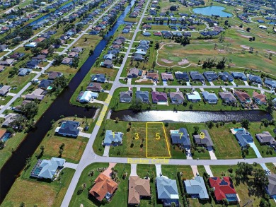 Buildable WATERFRONT Lot, 79 feet of fresh water canal frontage! on Rotonda Golf and Country Club The Palms Course in Florida - for sale on GolfHomes.com, golf home, golf lot