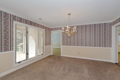 This charming 3-bedroom, 2.5-bath home sits right on the golf on Maple Ridge Golf Club in Georgia - for sale on GolfHomes.com, golf home, golf lot