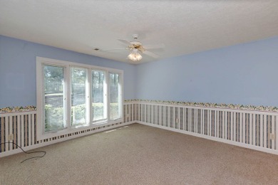 This charming 3-bedroom, 2.5-bath home sits right on the golf on Maple Ridge Golf Club in Georgia - for sale on GolfHomes.com, golf home, golf lot