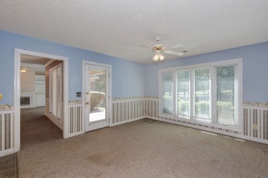 This charming 3-bedroom, 2.5-bath home sits right on the golf on Maple Ridge Golf Club in Georgia - for sale on GolfHomes.com, golf home, golf lot