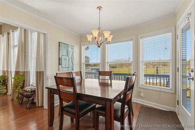 Waterfront home with stunning views located in the gated and on Carolina Trace Country Club in North Carolina - for sale on GolfHomes.com, golf home, golf lot