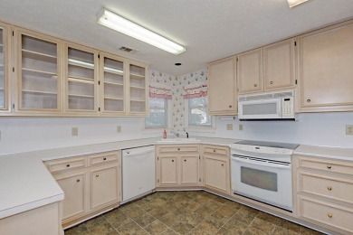 This charming 3-bedroom, 2.5-bath home sits right on the golf on Maple Ridge Golf Club in Georgia - for sale on GolfHomes.com, golf home, golf lot
