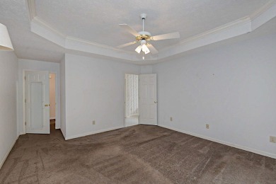 This charming 3-bedroom, 2.5-bath home sits right on the golf on Maple Ridge Golf Club in Georgia - for sale on GolfHomes.com, golf home, golf lot